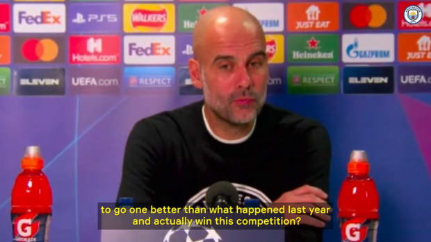 Guardiola on winning the Champions League